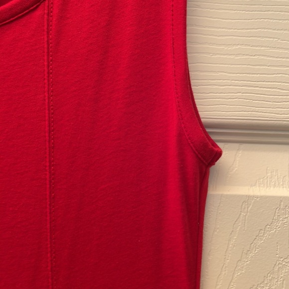 LEMON LOVES LIME Red Ruffle Tank Dress - Picture 4 of 8